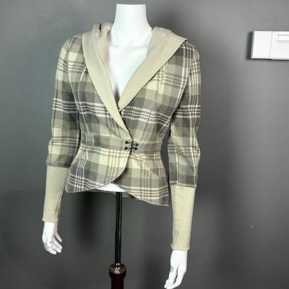 Triple Five Soul jacket blazer medium Y2K streetwear plaid‎ grunge hoodie 90s